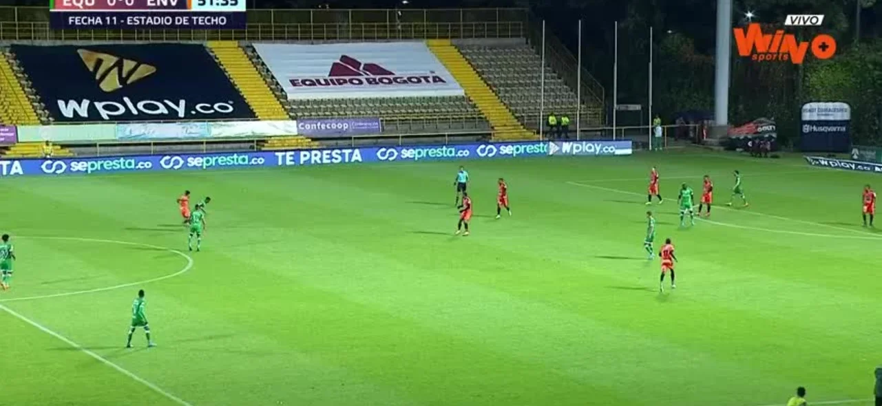 Así fue el potente remate de Equidad ante Envigado