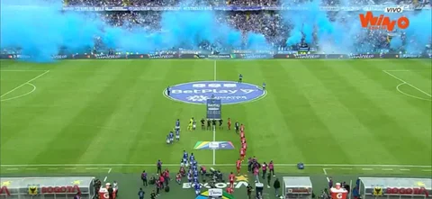 Así salieron Millonarios y América de Cali a la cancha