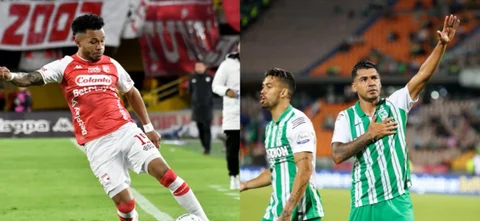 Santa Fe no quiere dejar ir su racha de victoria en casa contra Nacional. / Foto: Vizzorimage.