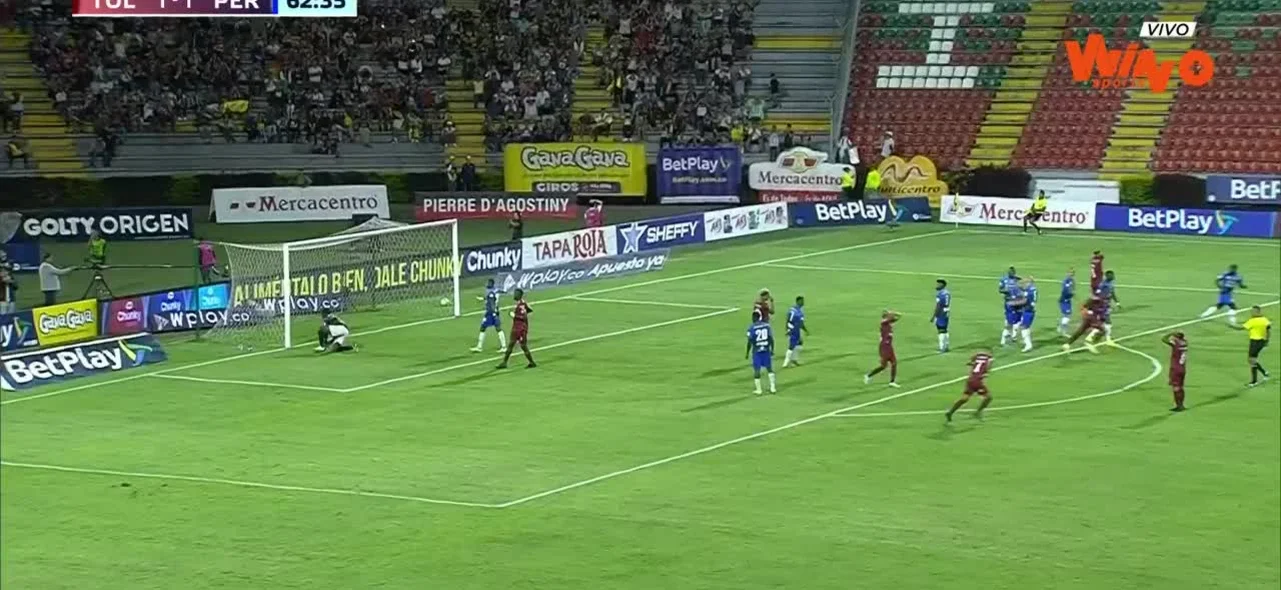 Tolima y Pereira empatan 1-1.