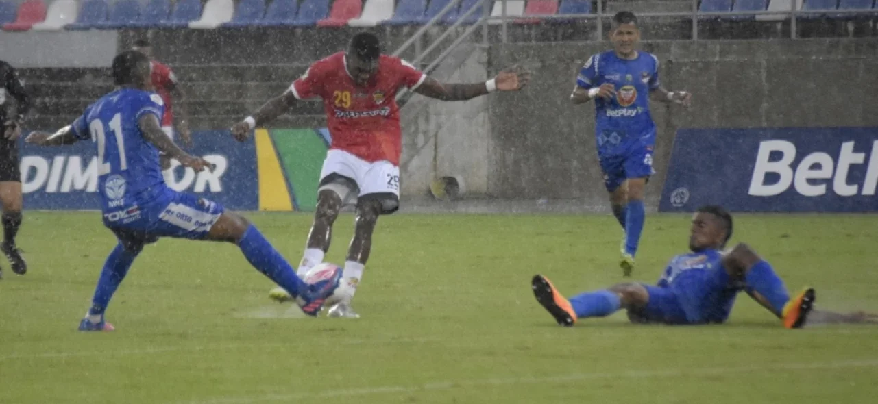 Triunfo de Barranquilla 2-0 sobre Orsomarso -VizzorImage / Jairo Cassiani