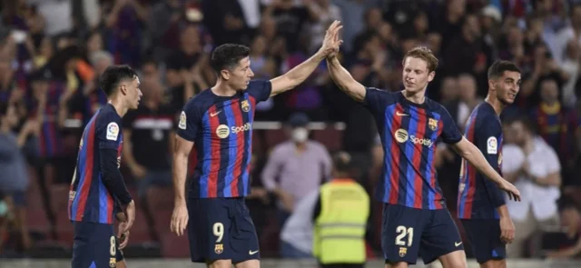 Barcelona ganó y le sigue los pasos a Real Madrid en LaLiga. / Foto: AFP.