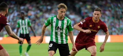 Betis empató con Roma. Foto: AFP