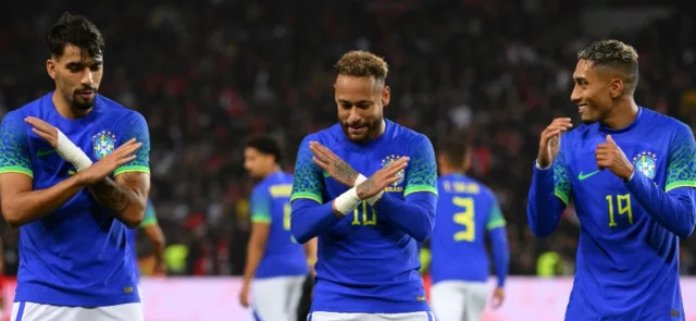 Selección de Brasil. Foto: AFP