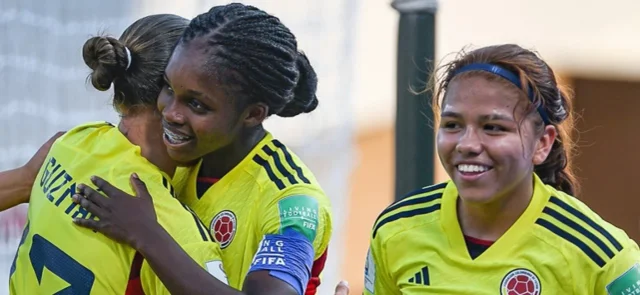Colombia ganó y avanzó en el Mundial Femenino sub 17. / Foto: FCF.