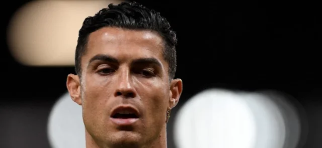 Así se vio a Cristiano previo al juego contra Sheriff. / Foto: AFP.