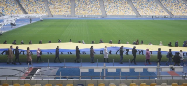 Estadio Olímpico de Kiev. Foto: AFP