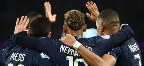 Messi, Neymar y Mbappé - Foto: AFP