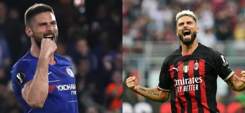 Olivier Giroud ha vestido las camisetas de Milán y Chelsea / AFP