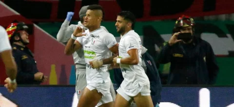 Once Caldas no abandona el sueño de clasificar tras victoria ante Nacional. / Foto: Vizzorimage.