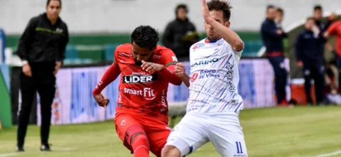 Pasto empató 1-1 contra Patriotas y sigue líder en la Liga BetPlay. / Foto: VizzorImage - Edward Leguizamon