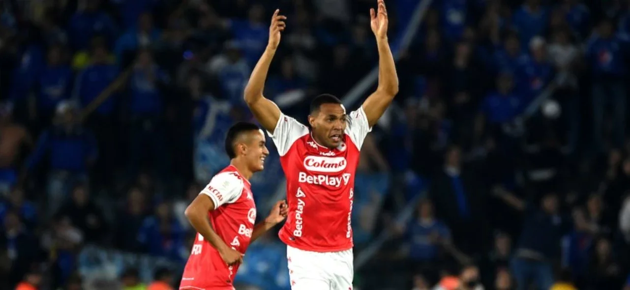 Santa Fe se quedó con el clásico número 308 ante Millonarios. / Foto: VizzorImage - Samuel Norato