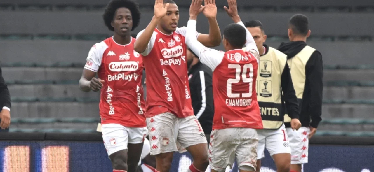 Triunfo de Santa Fe 1-0 sobre Cali -VizzorImage / Felipe Caicedo