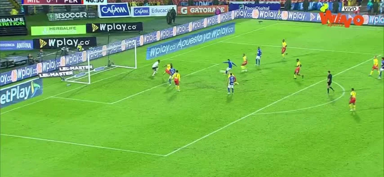 Castillo se lució y evitó el gol de Cataño en El Campín