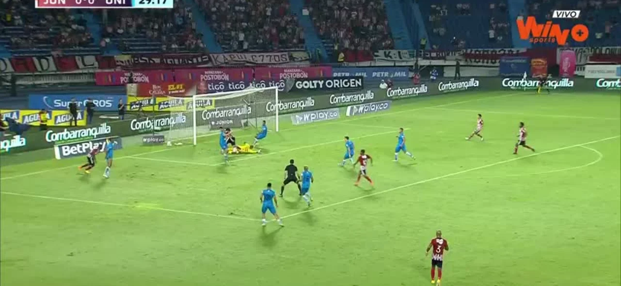 Junior buscó vencer la valla de Unión Magdalena