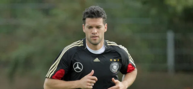 Michael Ballack en la selección de Alemania / Foto: AFP
