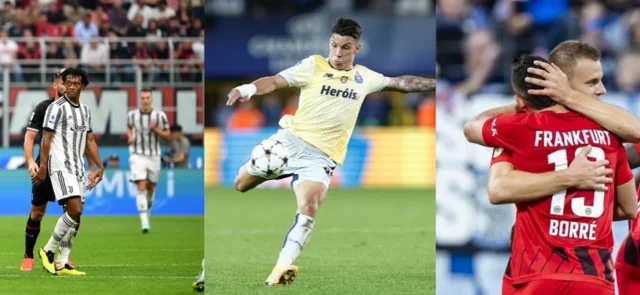 Así les fue a los futbolistas colombianos en la fecha 5 de Champions. / Foto: AFP.