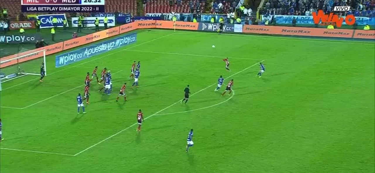 Millonarios buscó vencer la valla de Mosquera Marmolejo con dos opciones seguidas