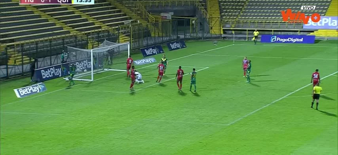 Guerrero desperdició el segundo gol de Quindío ante Tigres