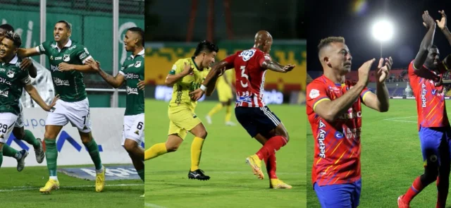 Cali, Junior y Pasto celebraron / Fotos VizzorImage