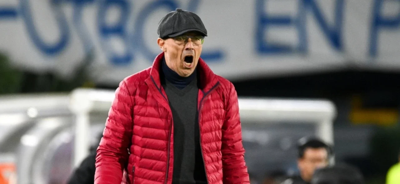 Alfredo Arias - técnico Santa Fe - VizzorImage / Samuel Norato