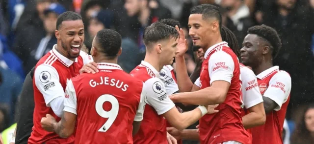 Arsenal se impuso ante Chelsea y vuelve al liderato en la Premier. / Foto: AFP.