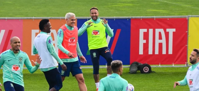 Selección de Brasil. Foto: AFP