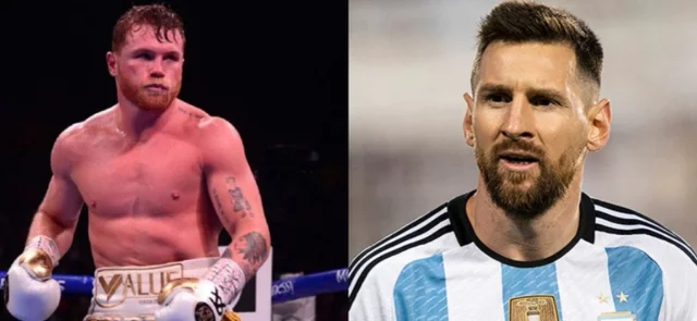 Canelo Álvarez y Lionel Messi.