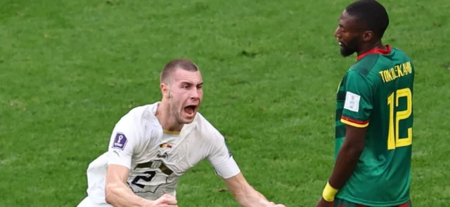 Empate 3-3 entre Camerún y Serbia en el grupo G. / foto: Fifaworldcup_es