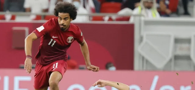 Akram Afif. Foto: AFP