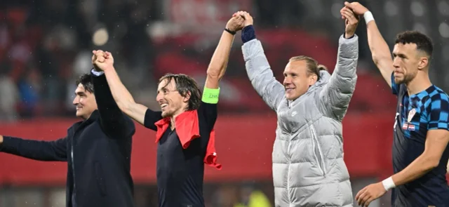 Selección de Croacia. Foto: AFP.