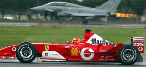 Ferrari F2003-GA. Foto: AFP