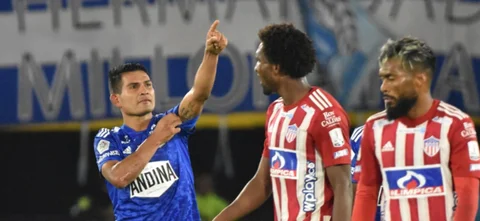 Mira aquí los goles de la victoria y campeonato de Millonarios ante Junior. / Foto: Vizzorimage.