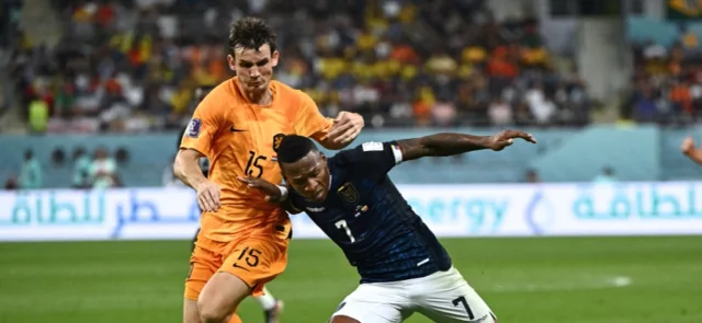 Países Bajos vs. Ecuador. Foto: AFP