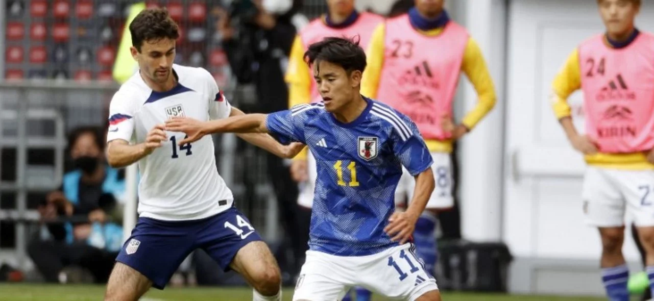 Kubo es el protagonista de la convocatoria de Japón para el Mundial de Catar. / Foto: AFP.