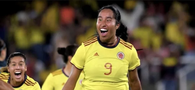 Mayra Ramírez fue la autora de la única anotación del juego en el Pascual Guerrero. / Foto: FCF.