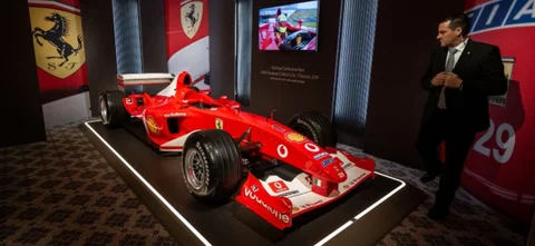 Monoplaza de Michael Schumacher en 2003. Foto: AFP