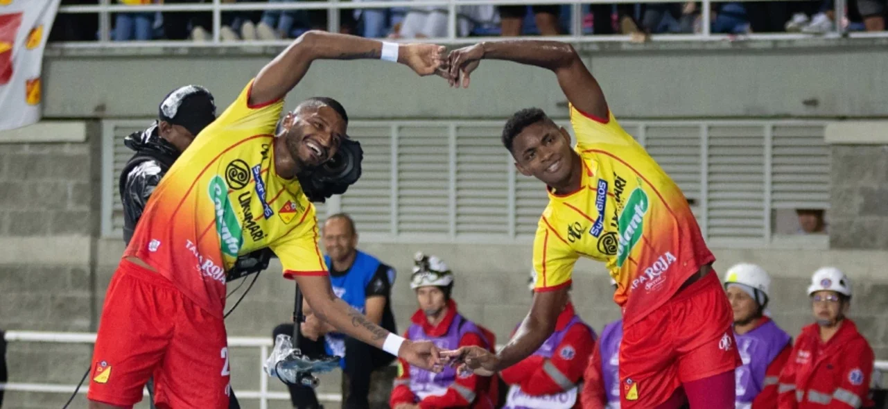Pereira goleó 5-1 a Santa Fe. Foto: VizzorImage / Miguel Marin