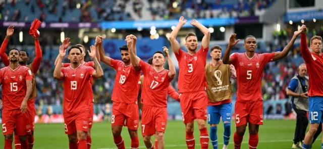 Suiza se sumó a la lista de triunfos en el arranque del Mundial. / Foto: AFP.