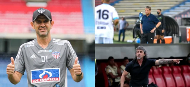 Técnicos con pasado 'tricolor' que están en la Liga BetPlay. / Foto: Vizzorimage.