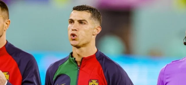 Cristiano Ronaldo vivió un emotivo momento / AFP