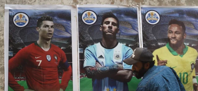 Cristiano, Messi y Neymar encabezan campaña de FIFA / AFP