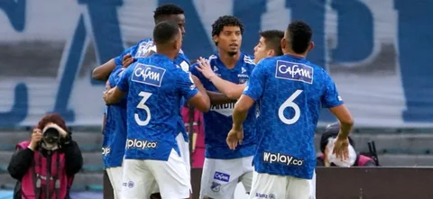 Millonarios, líder del cuadrangular A | Foto: VizzorImage / Andres Rot