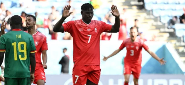 Suiza derrotó a Camerún. | Foto AFP