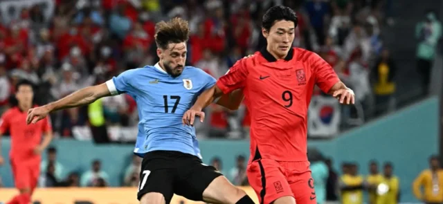 Uruguay y Corea del Sur firmaron el empate sin goles / AFP