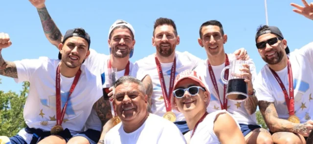 Celebración de Argentina. / Foto: Selección de Argentina.