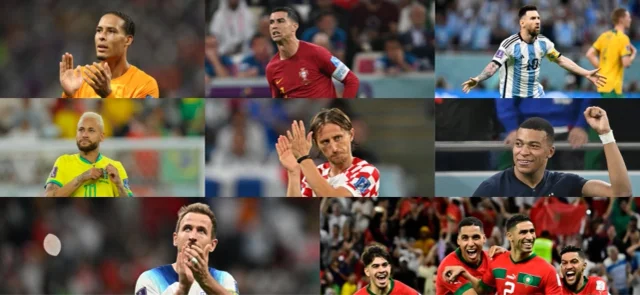 Cuartos de final del Mundial Catar 2022. Fotos: AFP