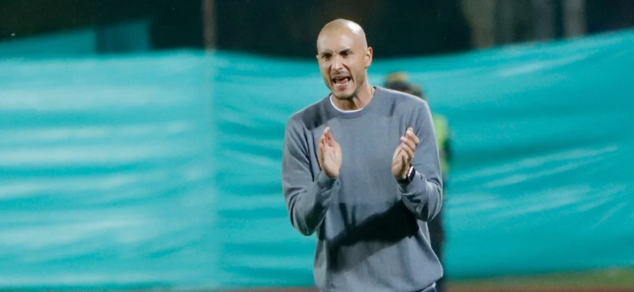 David González, DT de Independiente Medellín. Foto: VizzorImage / Andres Alvarez