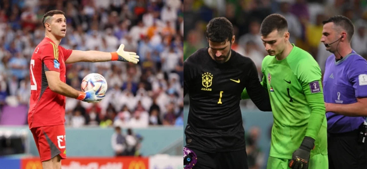 Martínez y Livaković - Foto: AFP