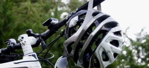 Carrera de Downhill en la Feria Deportiva de Cali.